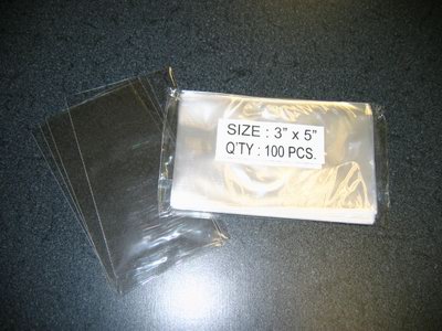 Open End Cello Bags 3"x5" (100) Open End Cello Bags 3"x5" (100)